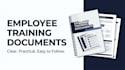 create clear training and onboarding documents