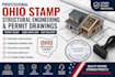 provide ohio stamp, structural engineering and permit drawings