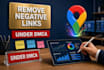 remove negative links, articles content under dmca notice