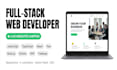 build a full stack website with modern responsive UI design