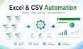 automate repetitive excel and CSV tasks with python