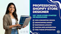 design a modern shopify store website for your brand