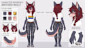 create a furry character reference sheet for your oc
