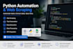 automate tasks with python, web scraping and data processing