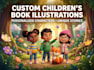create personalized childrens book illustrations with custom characters