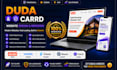 duda website design duda, carrd website redesign framer, showit website weebly