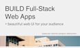 build custom web applications as a full stack developer