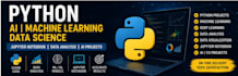 python projects, machine learning, ai, data analysis and jupyter notebook
