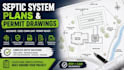 design septic system plans, septic layouts and permit drawin