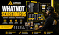 design custom whatnot scoreboards and animated stream transitions