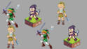 create 2d pixel art, pixel animation pixel art character nsfw pixel art tileset