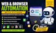 automate your website or browser tasks using python