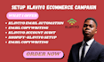 setup klaviyo  newslette ecommerce campaign undefined email marketing automation