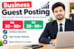 provide high quality business guest post