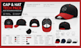create cap and hat tech pack ready for headwear production