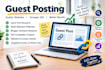 guest post with dofollow backlinks to high da dr websites