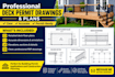 create deck plans, building permit and architectural construction drawings