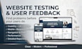 test your website and give detailed user feedback