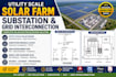 design utility scale solar farm, substation and grid interconnection