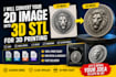 convert 2d image to 3d model, stl file for 3d printing
