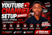 create a well optimized youtube channel with high CPM niche
