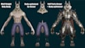 semi realistic character,npc warrior,unity game model,humanoid rig,modular asset