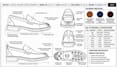 create shoe tech pack and footwear