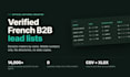 build a verified french b2b lead list