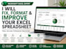 create, fix and format your microsoft excel spreadsheet