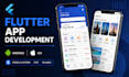 develop a flutter app for android and ios