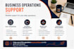 provide business operations support for your  business