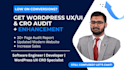 do a wordpress UX UI and cro audit with enhancements