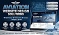 build squarespace aviation academy website pilot cabin crew training website