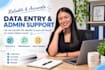 provide data entry, web research, and virtual assistant support