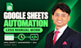 automate google sheets with apps script, dashboards and API integration