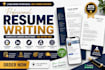 write ats resume, optimize linkedin, cover letter and career documents