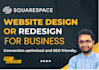 design squarespace landing page fix squarespace website squarespace redesign