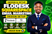 create flodesk squarespace email marketing design setup