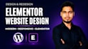 design a modern elementor landing page