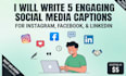 write engaging social media captions