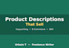 write compelling product descriptions and website copy