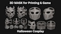sculpt custom 3d printable masks for cosplay and horror
