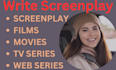 be your seesoned screenplay writer