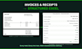 extract and organize invoice and receipt data into excel or CSV
