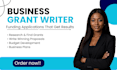 a winning business grant application to secure funding