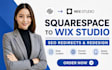 migrate squarespace to wix studio with seo redirects and redesign