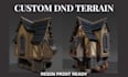 design custom dnd terrain, modular dungeon, and stl files