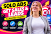 do converting solo ads campaign, affiliate link promotion, mlm leads generation