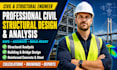provide professional civil and structural engineering design and analysis