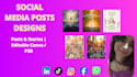 social media posts and canva templates